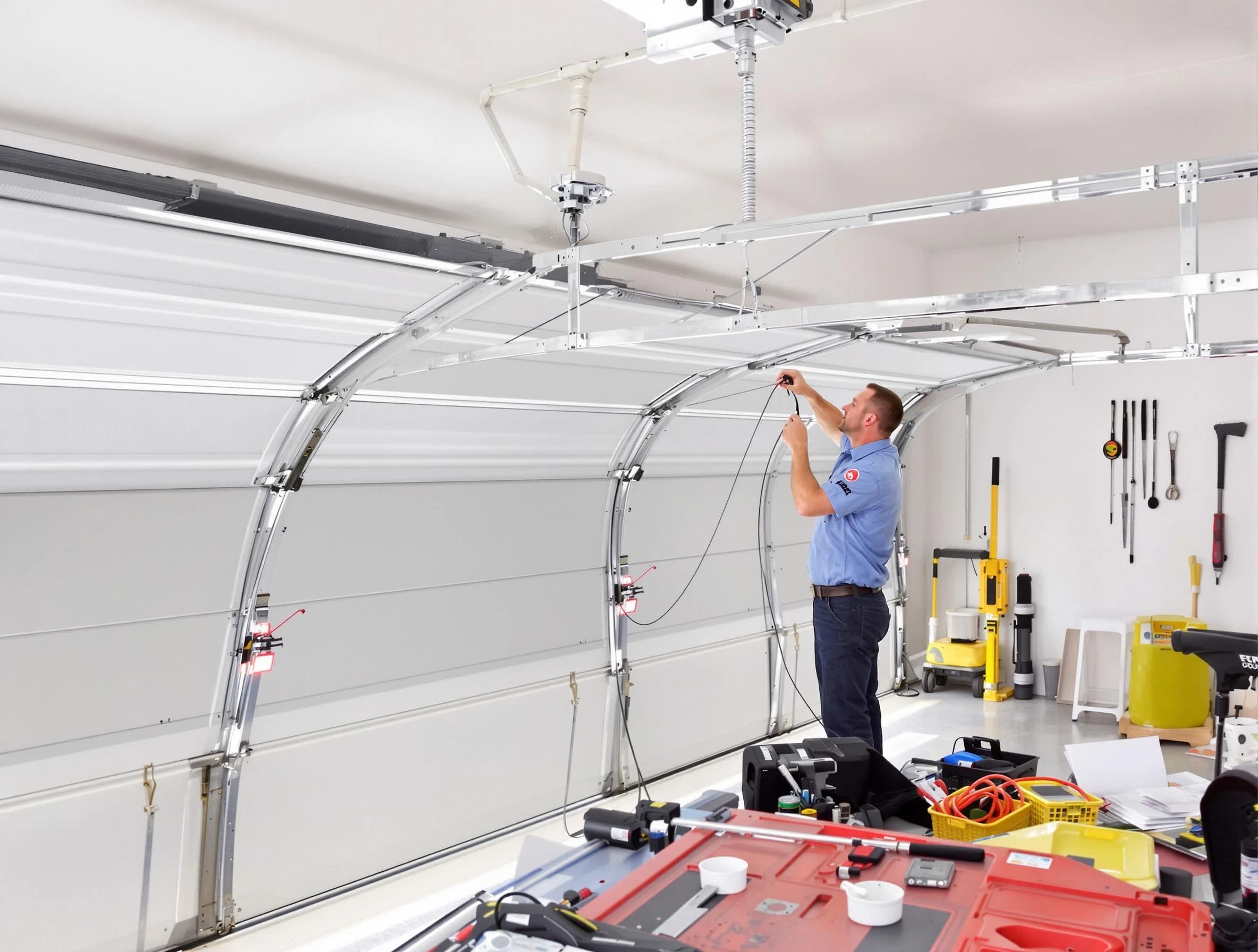 Garage door cable repair service by Manville Garage Door Repair in Manville