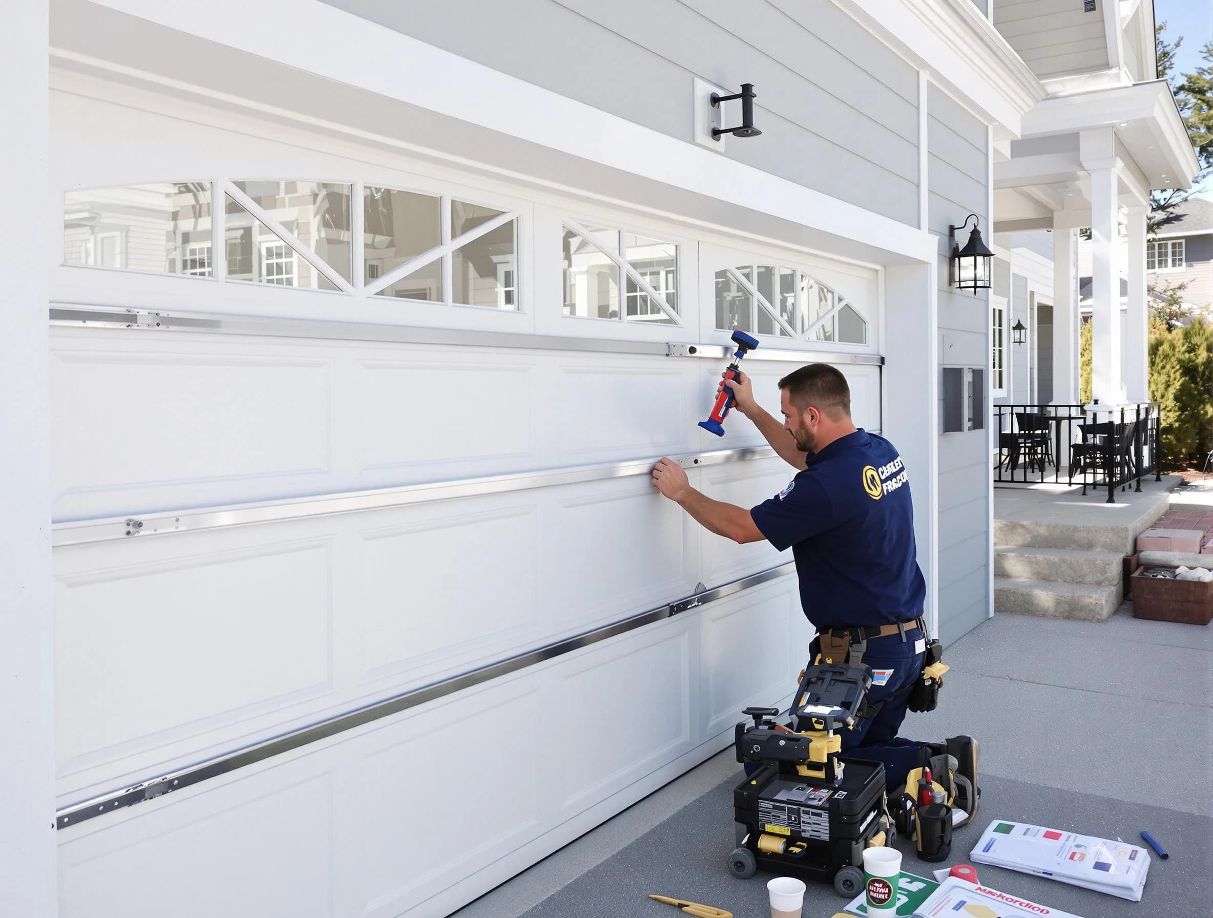 Professional garage door installation by Manville Garage Door Repair in Manville