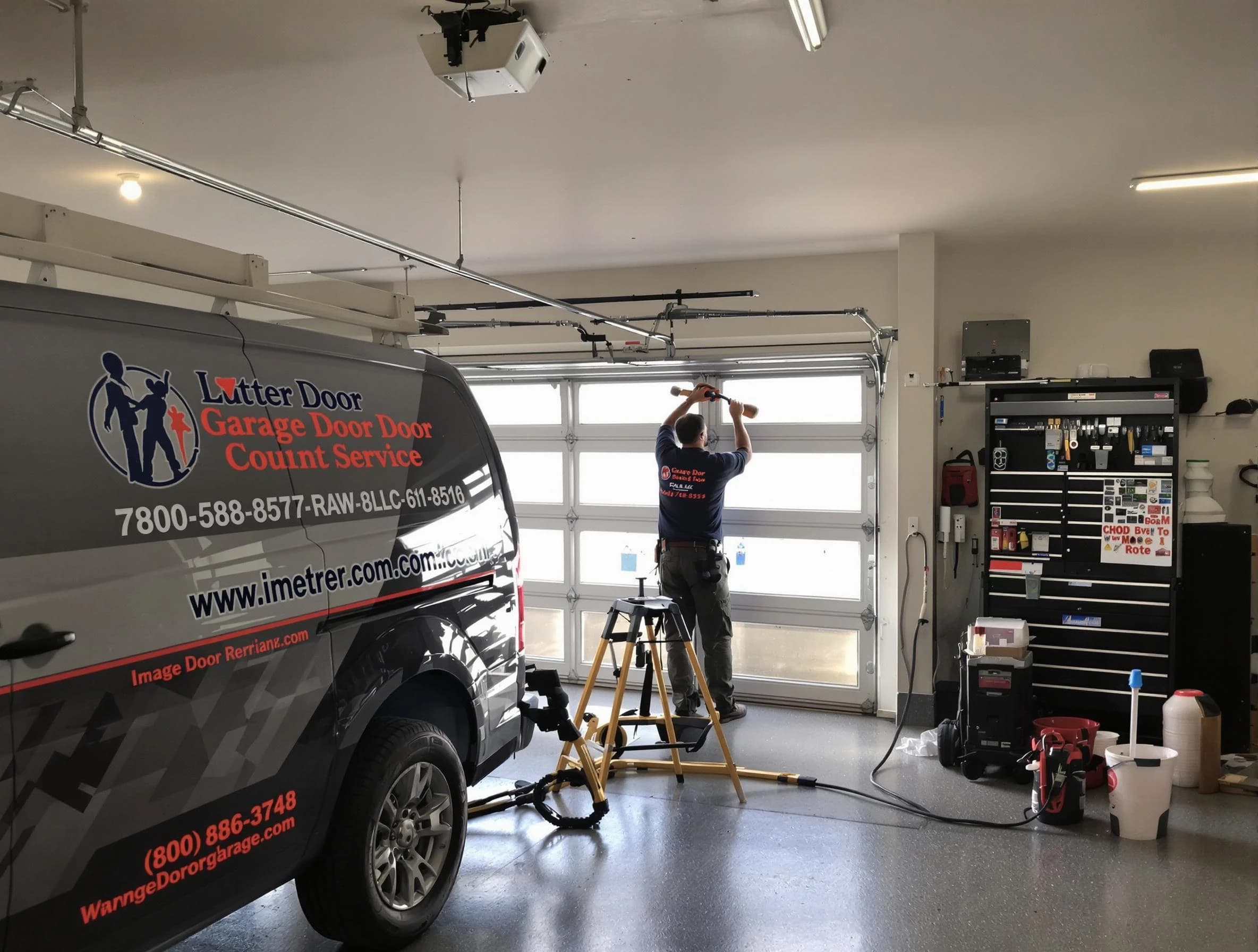 Manville Garage Door Repair rapid response team performing same-day repair in Manville