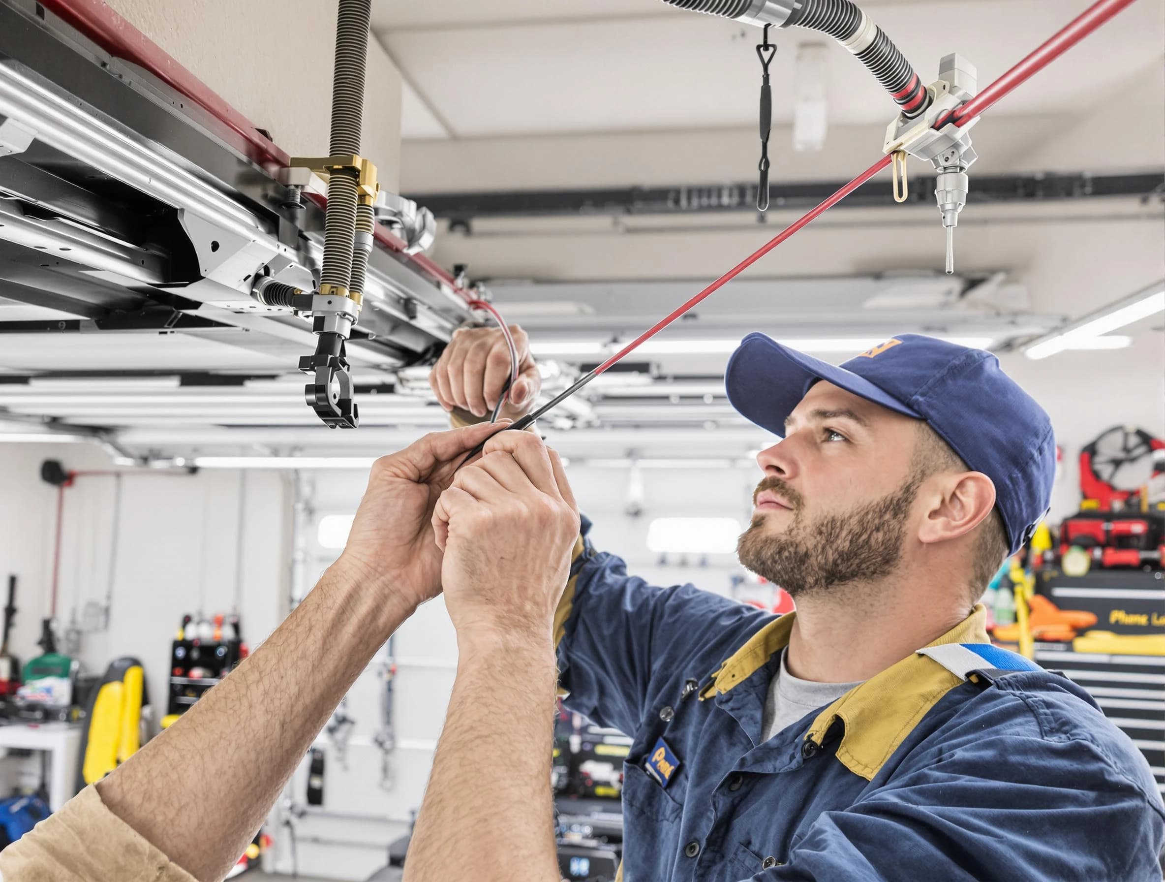 Garage Door Cable Repair in Manville